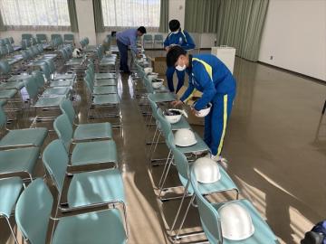 体験の準備をしている様子