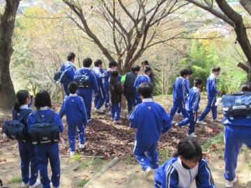 日笠山ハイキング中です