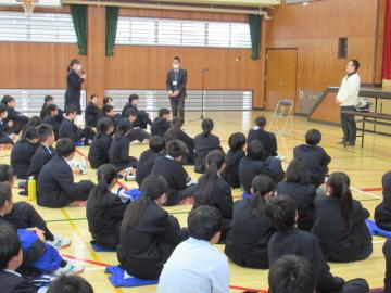 質問コーナーの一場面