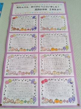 まち探検をおこなった小学生の感想