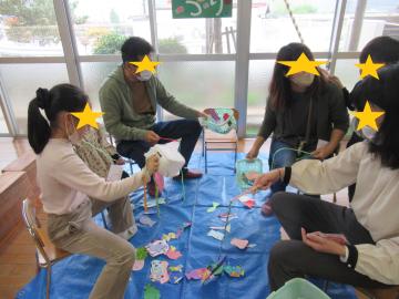 お魚を釣るお客さん