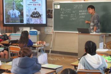 社会の授業の様子