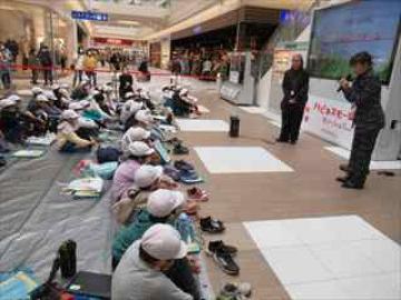 防災イベントに参加する様子