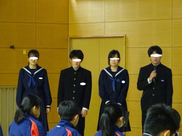 アミーゴでの活動の発表です。