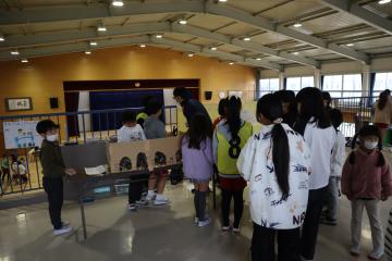 順番の列ができています