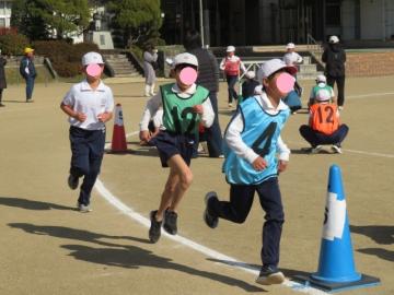 4年生のかけあしのようす