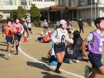 6年生のかけあしのようす