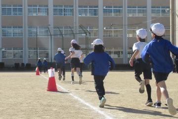 4年生、スタート直後の様子