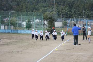 1・2年生がスタートしている様子