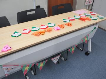 飾り付けの写真