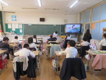 3年生の給食のようす