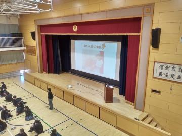 1年生思春期出前講座のようす