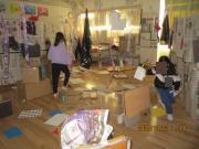 6年生お化け屋敷で逃げる様子