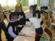 ボウリング会場の受付の様子