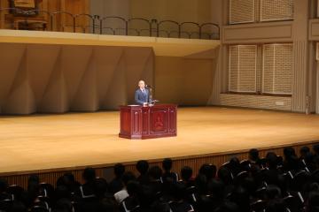 生徒指導部長訓話