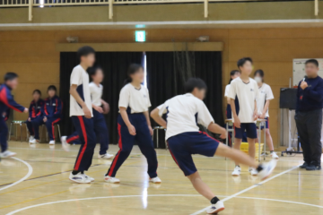 ドッジボールの様子です。