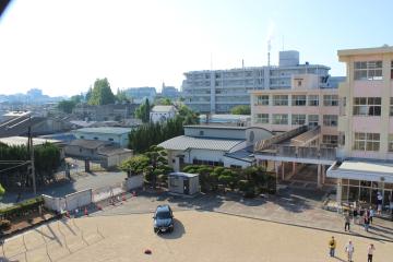 気球から見た地上の様子