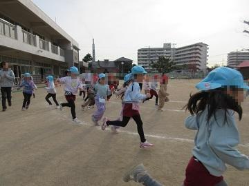 マラソンをしている写真