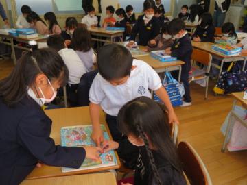 算数セットのすごろくを体験する新1年生その1