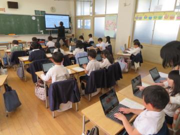 ホームポジションとあいうえおのキーの使い方をおぼえる1年生