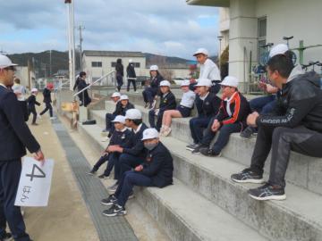 わくわく4班のふり返りのようす