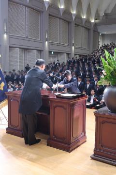 生徒宣誓の様子