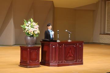 教育長開校宣言