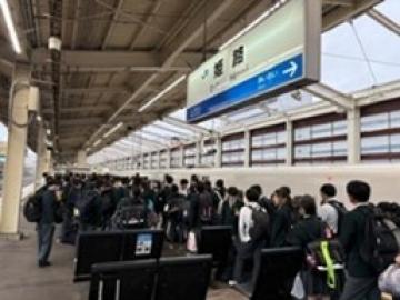 姫路駅に帰ってきたところ