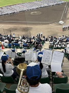 第108回全国高等学校野球選手権兵庫大会開会式演奏の様子その9