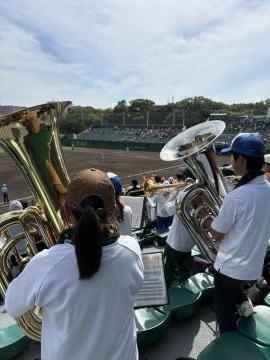 令和8年7月12日の野球部応援の様子2