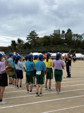 令和8年度体育祭で演奏する様子3