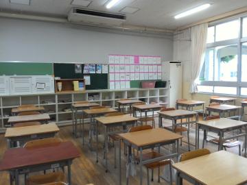 3年2組の教室のようす