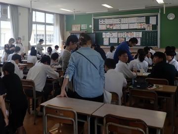授業参観の様子