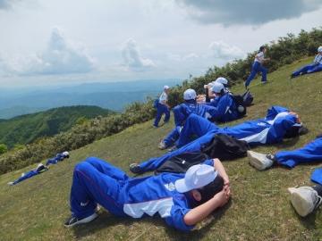 1年生　自然学校　登山後の様子