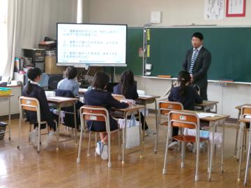 5年生の授業参観の様子