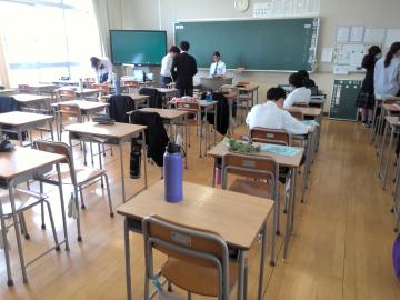 2年4組の休み時間のようす