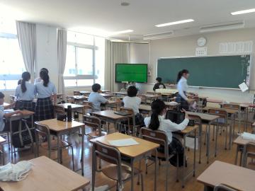 2年6組の休み時間のようす