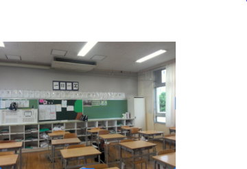 1年3組の教室のようす