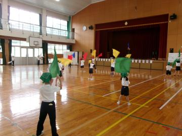 1から3年生の練習の様子