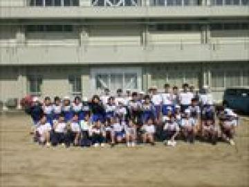 ありがとう活動に参加した生徒たちの集合写真