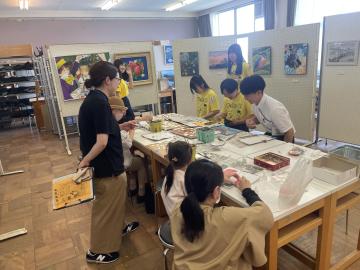制作中の人