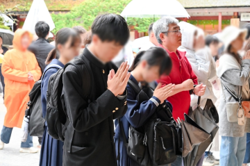 太宰府での合格祈願