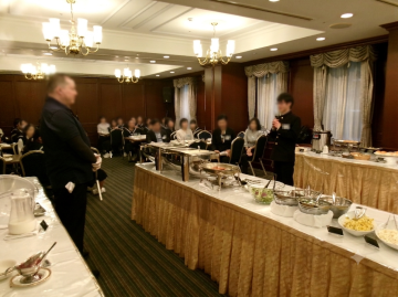 朝食会場