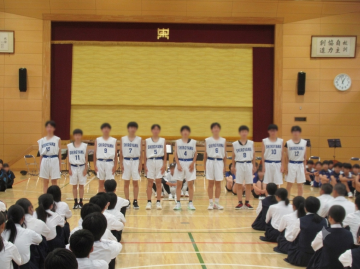 集合写真バスケットボール部