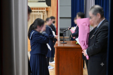 花束贈呈