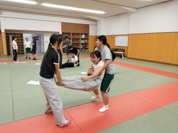 講習内容の実践の様子