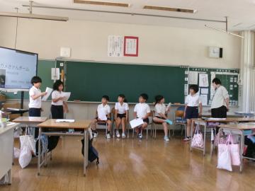 3年生発表している様子