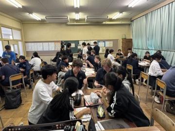英語コミュニケーションの授業風景
