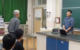 生徒代表お礼の挨拶の様子