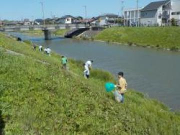 清掃活動（船場川）の様子その2